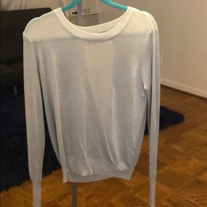 Parker Silver Open Back Sweater